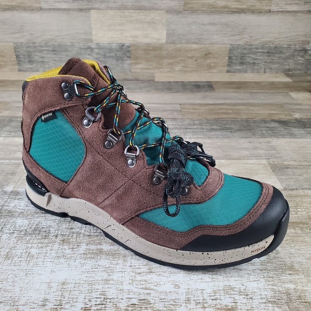 Danner Free Spirit Mens Hiking Boots Sz 12 Dark Earth Lace Up Mid Top Round Toe‎